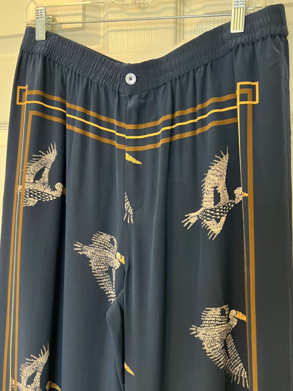 BILLY REID Silk Pelican Lounge Pant (NWT) - Picture 6 of 7